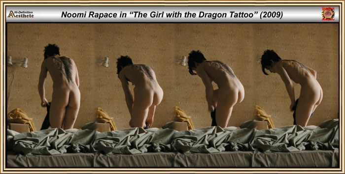 Numi Rapas on the other side naked