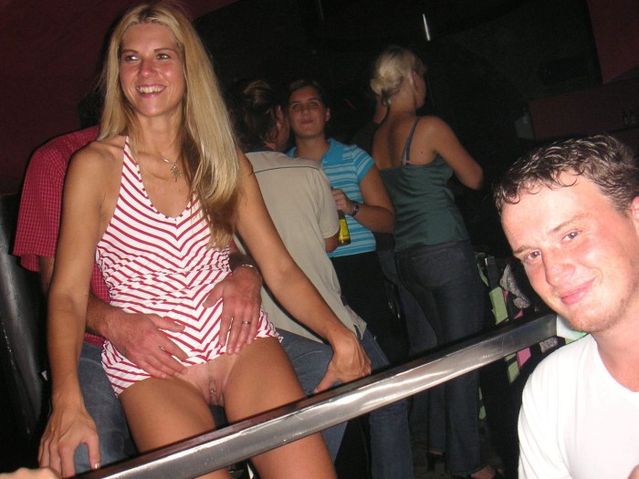 Real Mature without panties