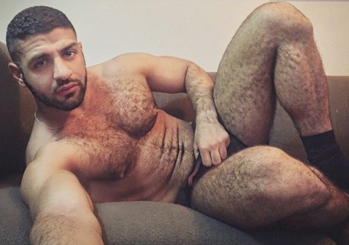 Huge cock of the Caucasian Solo