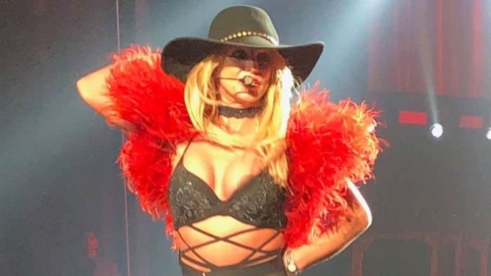 Britney clip panties on tights