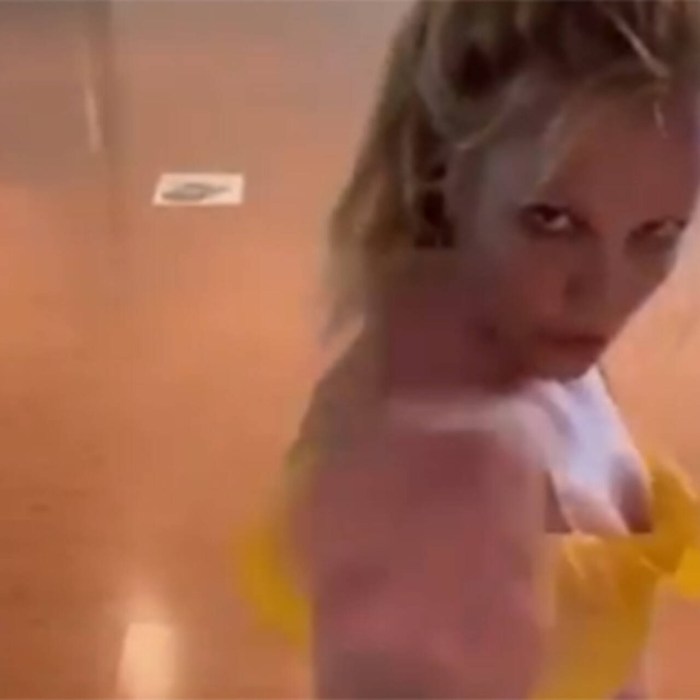 Britney Spears took a picture of naked on a public beach