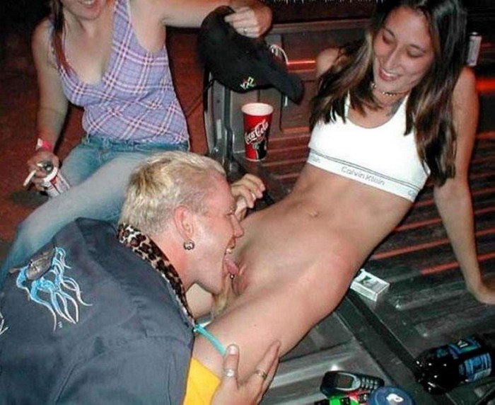Sits on a member with friends