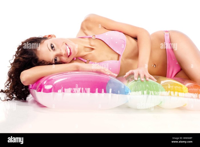 A Girl On An Air Mattress