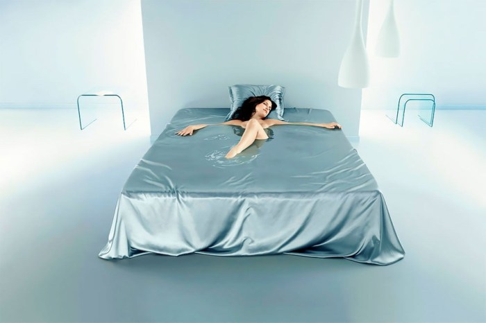 Fetish on an inflatable mattress