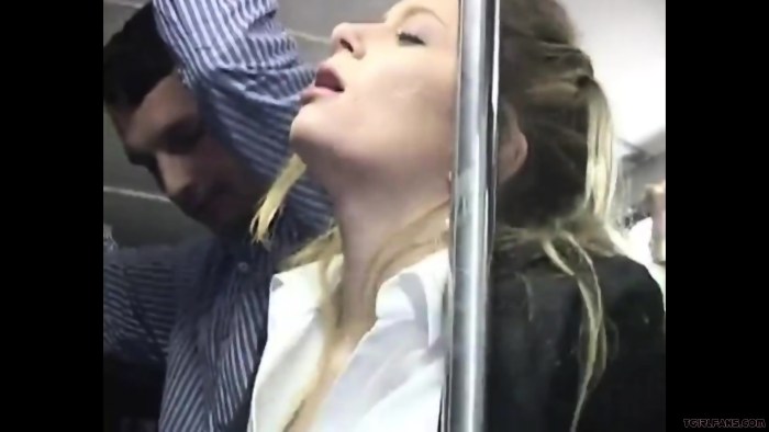 Masled the girl on the bus