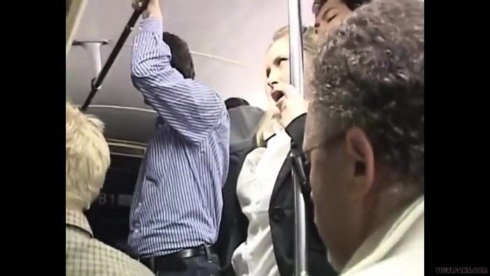 Russia orgasm on the bus