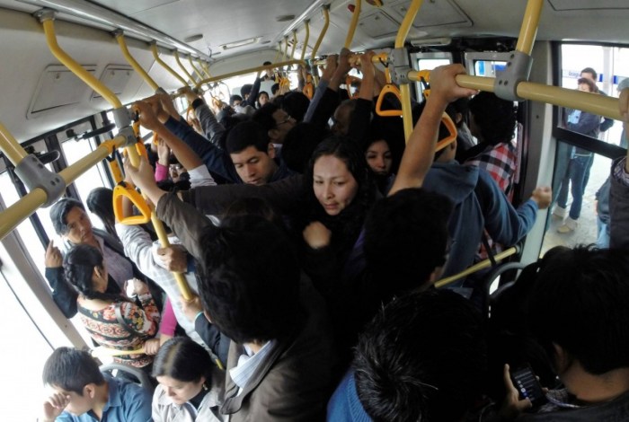 Japanese girls in public transport