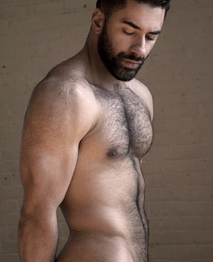 Naked guys with hairy legs