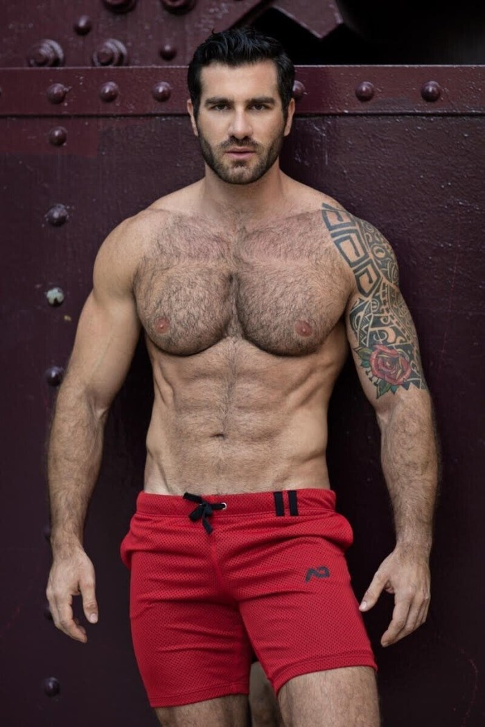 Naked guys with hairy pubes