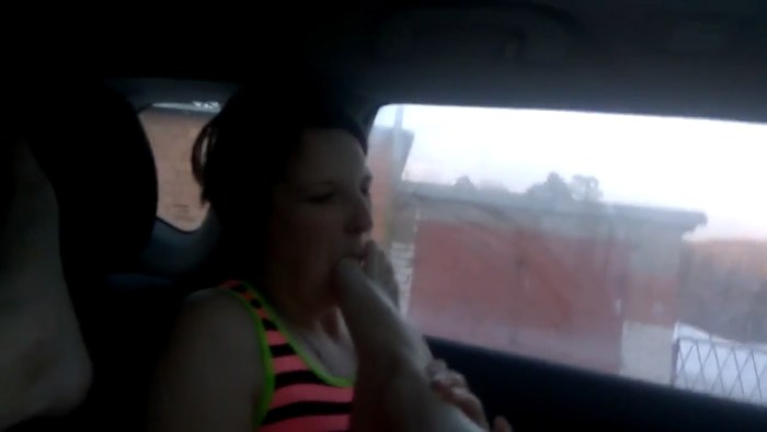 Young sucked in the car