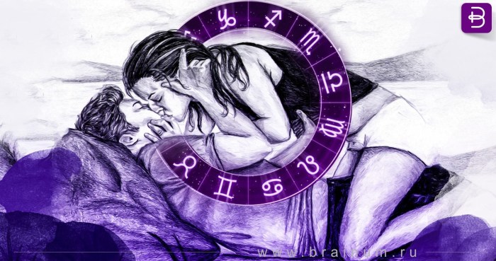 Zodiac signs in bed
