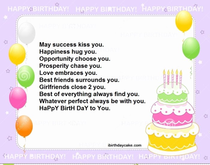 Happy Birthday My Best Friend Girl