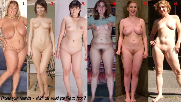 Casting of naked adult women