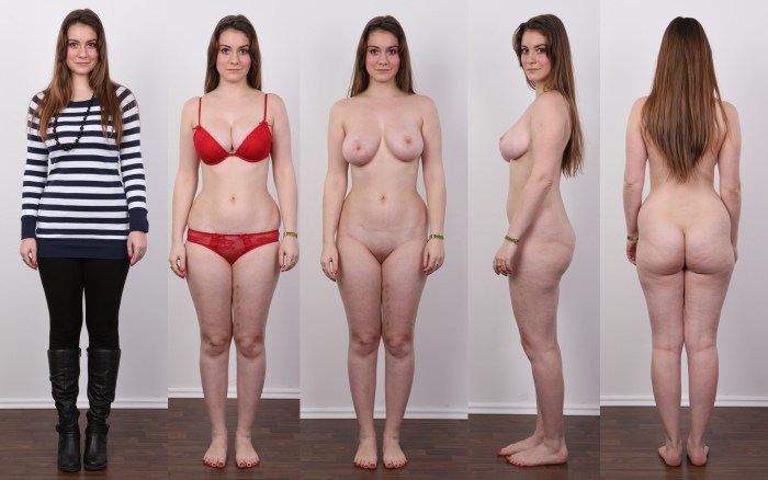 Dressed Undressed Wife Casting Naked