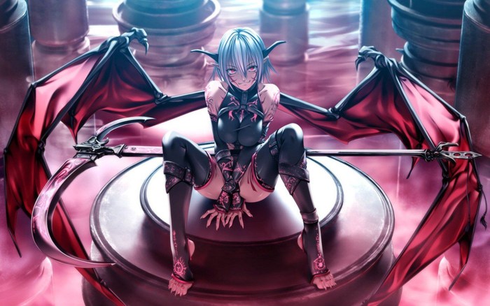 Anime demons of succubi girls
