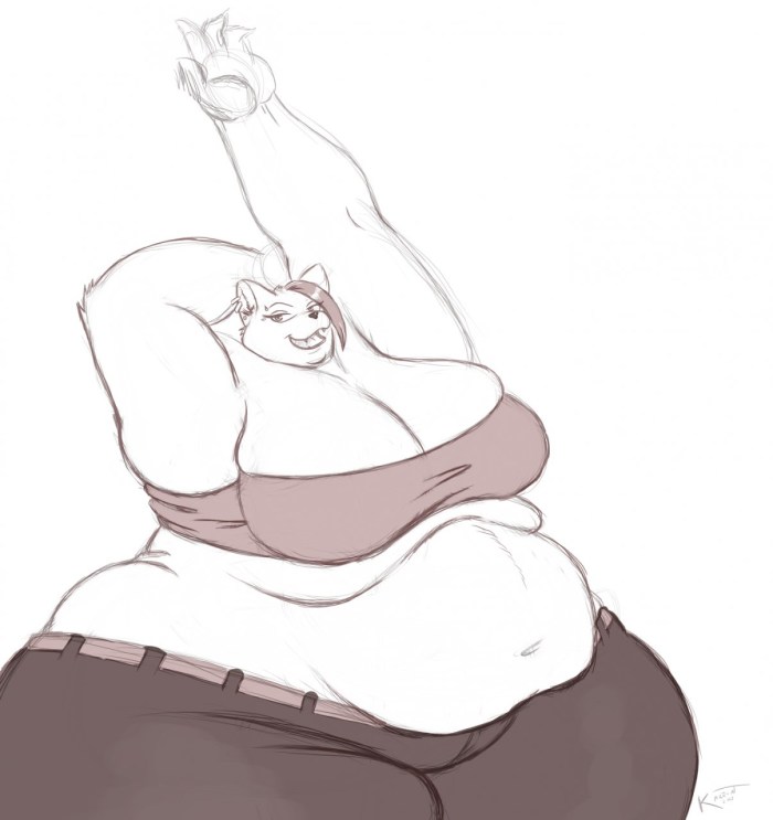 Fat Anime Weight Gain Midoria
