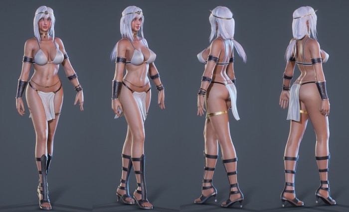 3 D Pillar Woman
