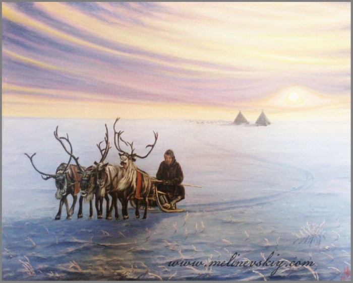 Chukotka Eskimos Painting