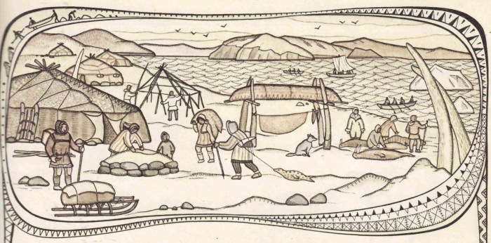 Chukotka Eskimos Painting