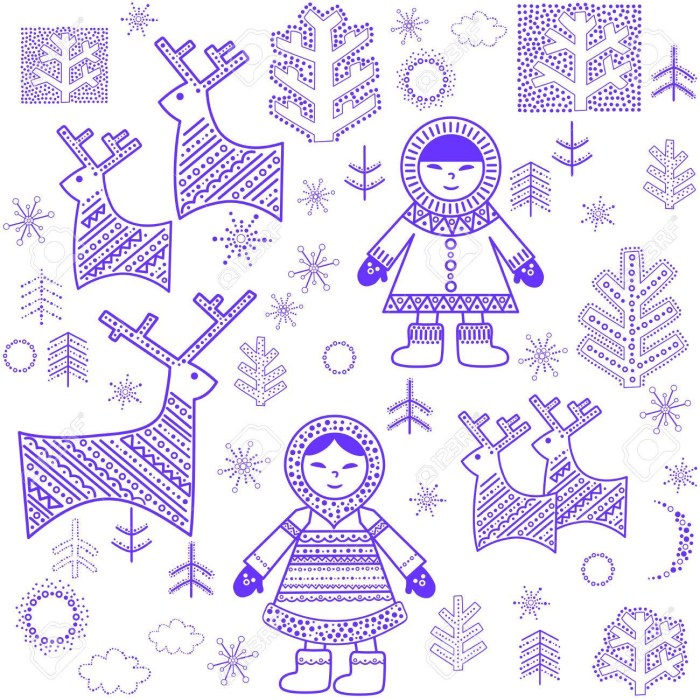 Chukchi and Eskimos ornament