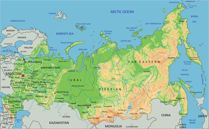 Map of Russia