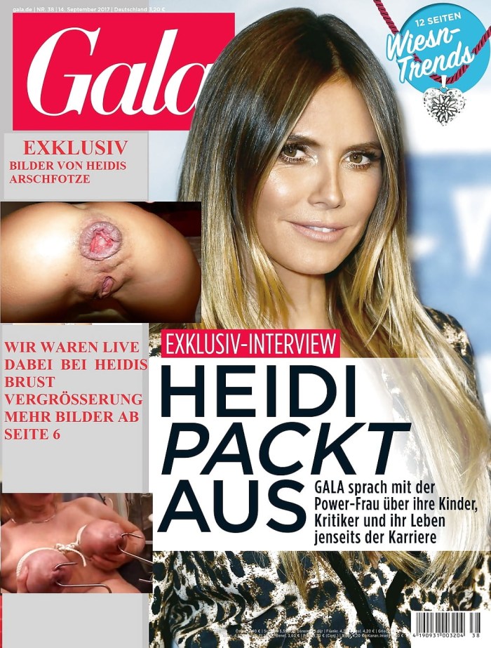 Heidi Klum in his youth XXX