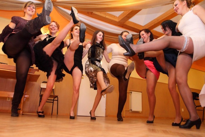 Ladies at the corporate party