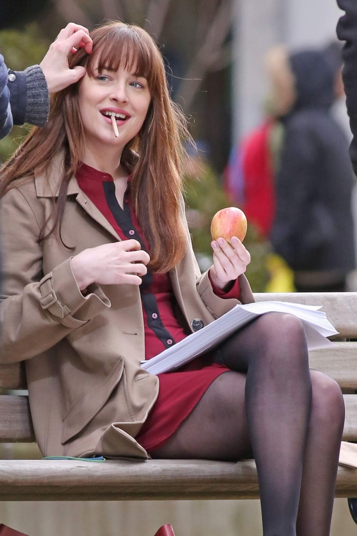 Short skirts on the street are developing