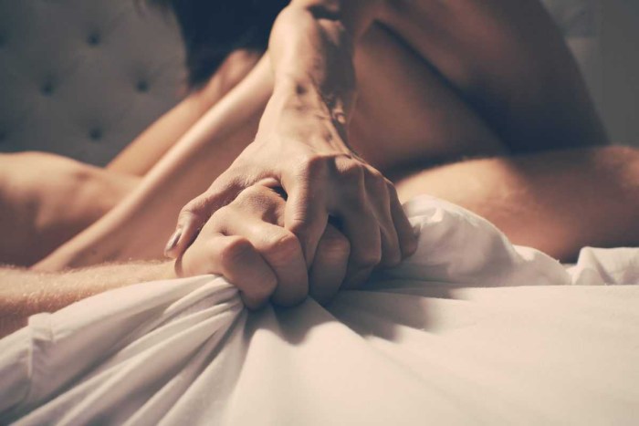 Tender touch to a man