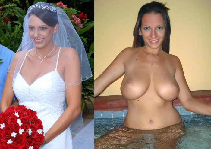 Bride fucking before and after