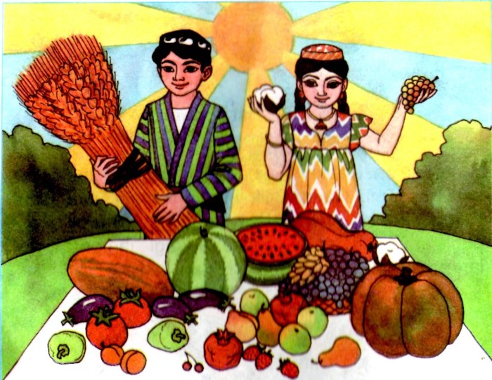 Drawings on the topic of Navruz