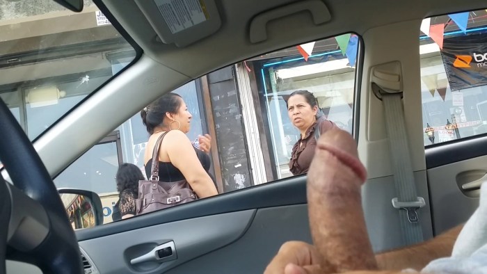 Public masturbation in the park