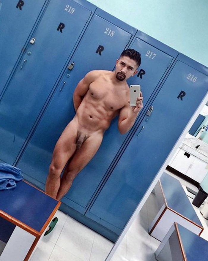 Naked Male in Locker Room Fit Casting Com