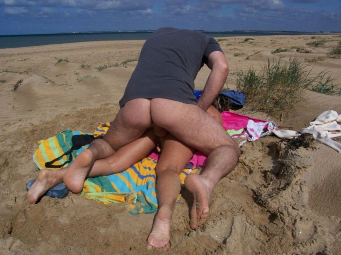 Private fuck at the resort on the beach
