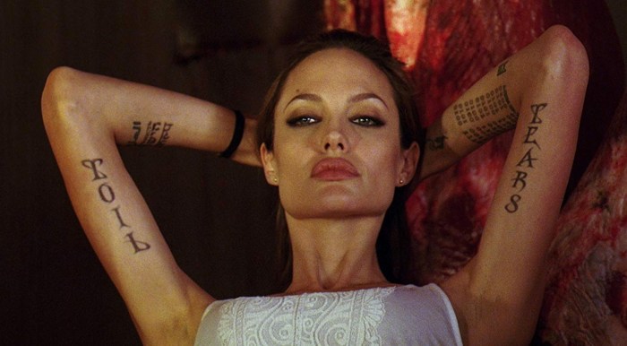 Angelina Jolie Tatu is especially dangerous