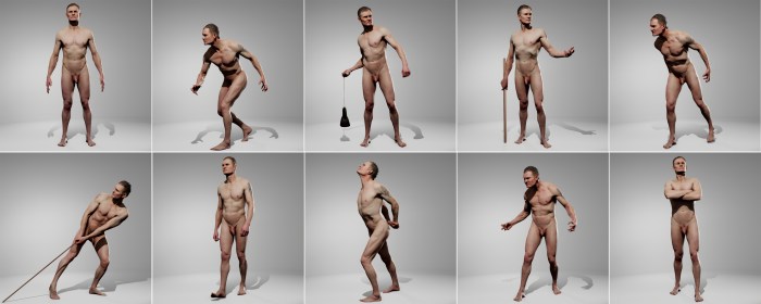 Naked guys fitness model dick