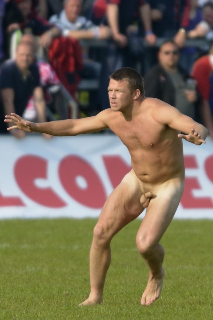 Naked athletes of men