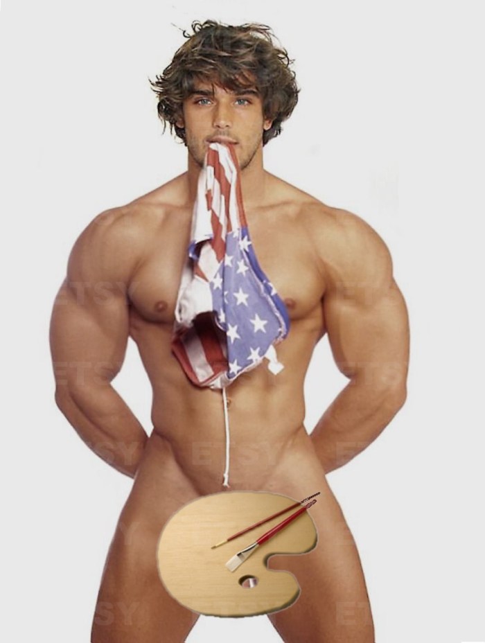 Naked Sportsmen's Fucking at the Nude Gym