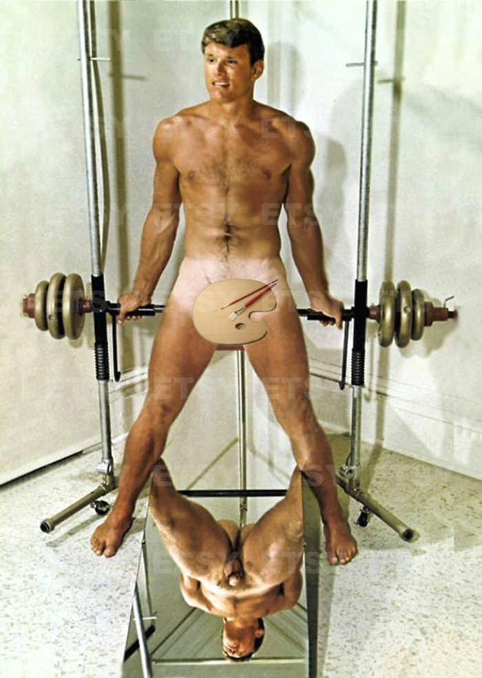 Naked member of David Hughes Bodybuilder