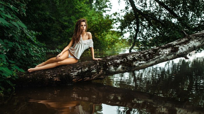 Photo shoot in the style of New in the forest