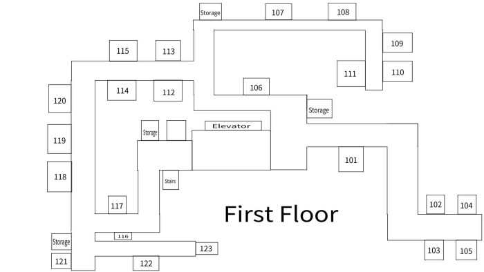 At Dead of Night Map of floors