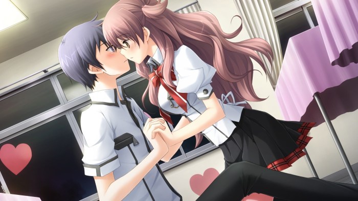 Anime romance school
