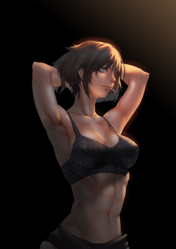 Anime girls breasts