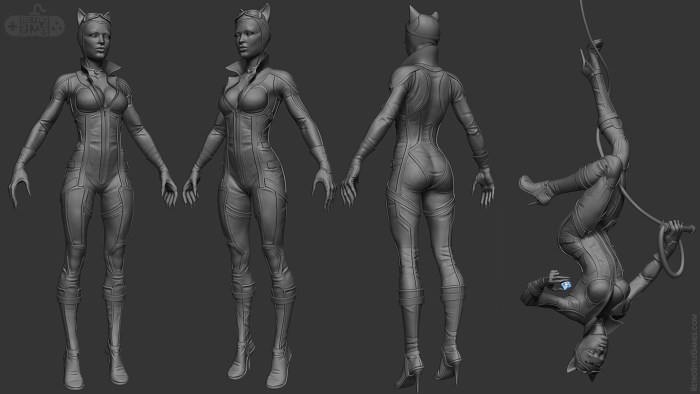 3D model of a girl