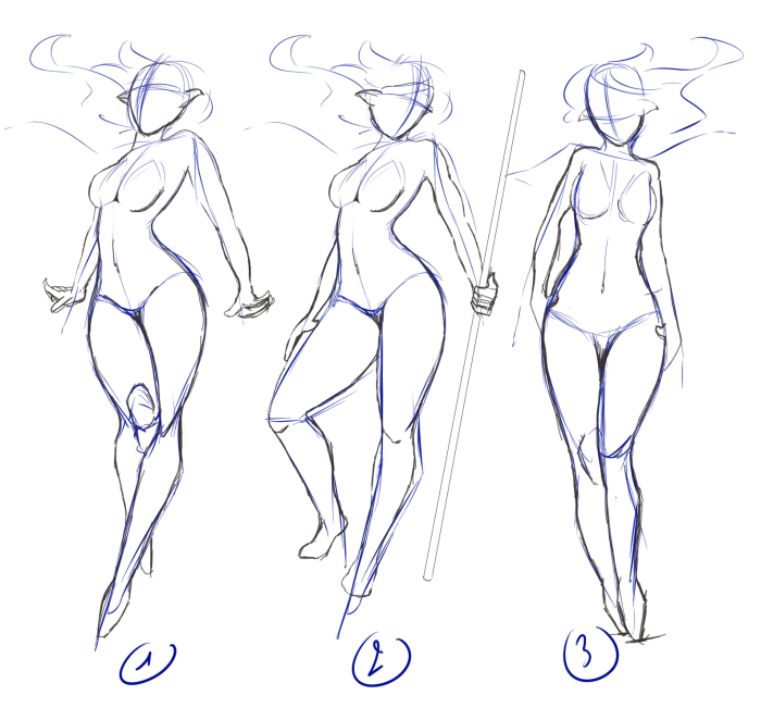 Female figure reference