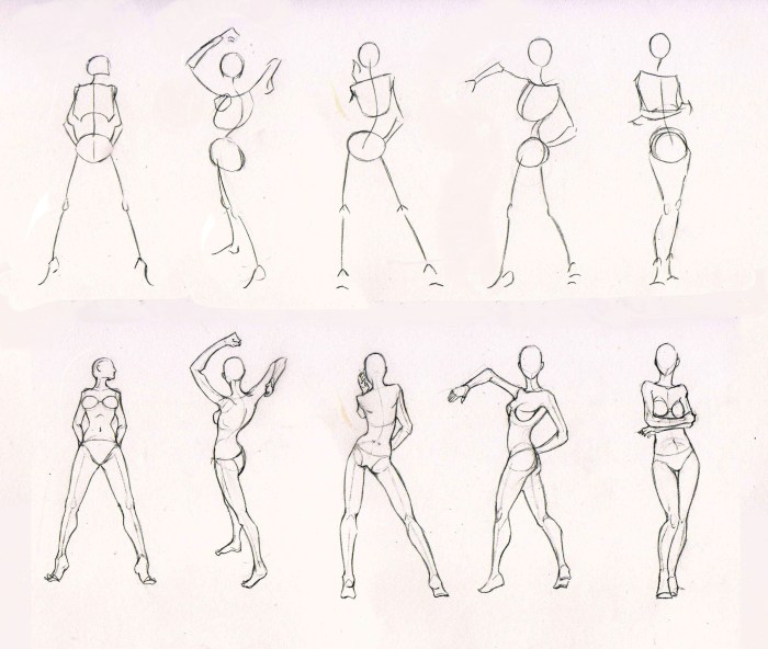 Pose for drawing people for beginners