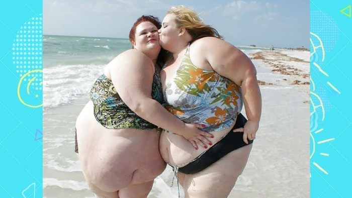 Two girls bbw
