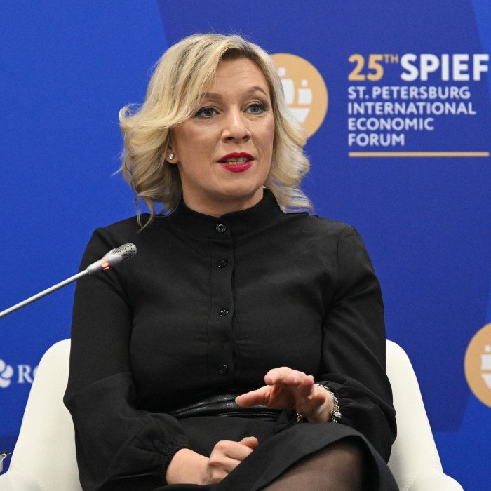 Maria Zakharova President Serbia Vucich