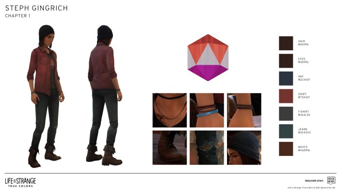 Under the skirt in the store