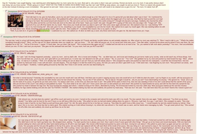 Adult women in sperm. Homemade